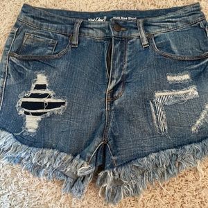 Mossimo High rise jean shorts